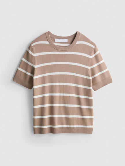 Compact Knit Short Sleeve Tee