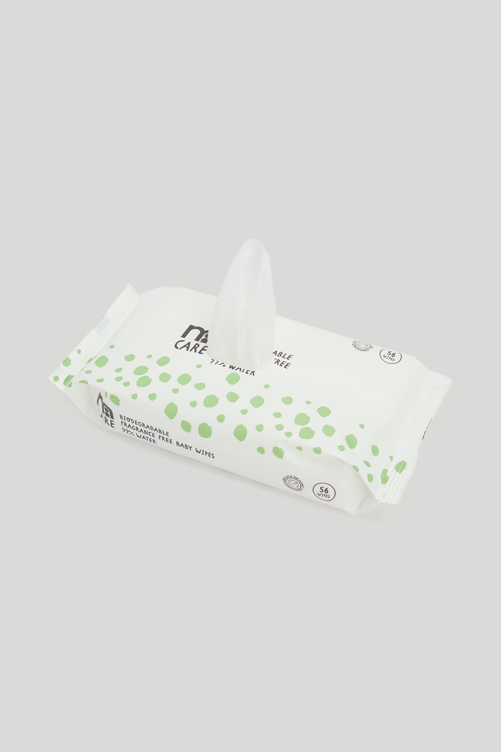 Mothercare Fragrance-Free Water Wipes - 56 Pack