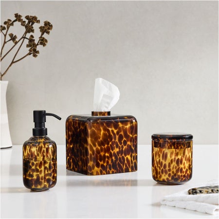 Mari Confetti Glass Bath Accessories