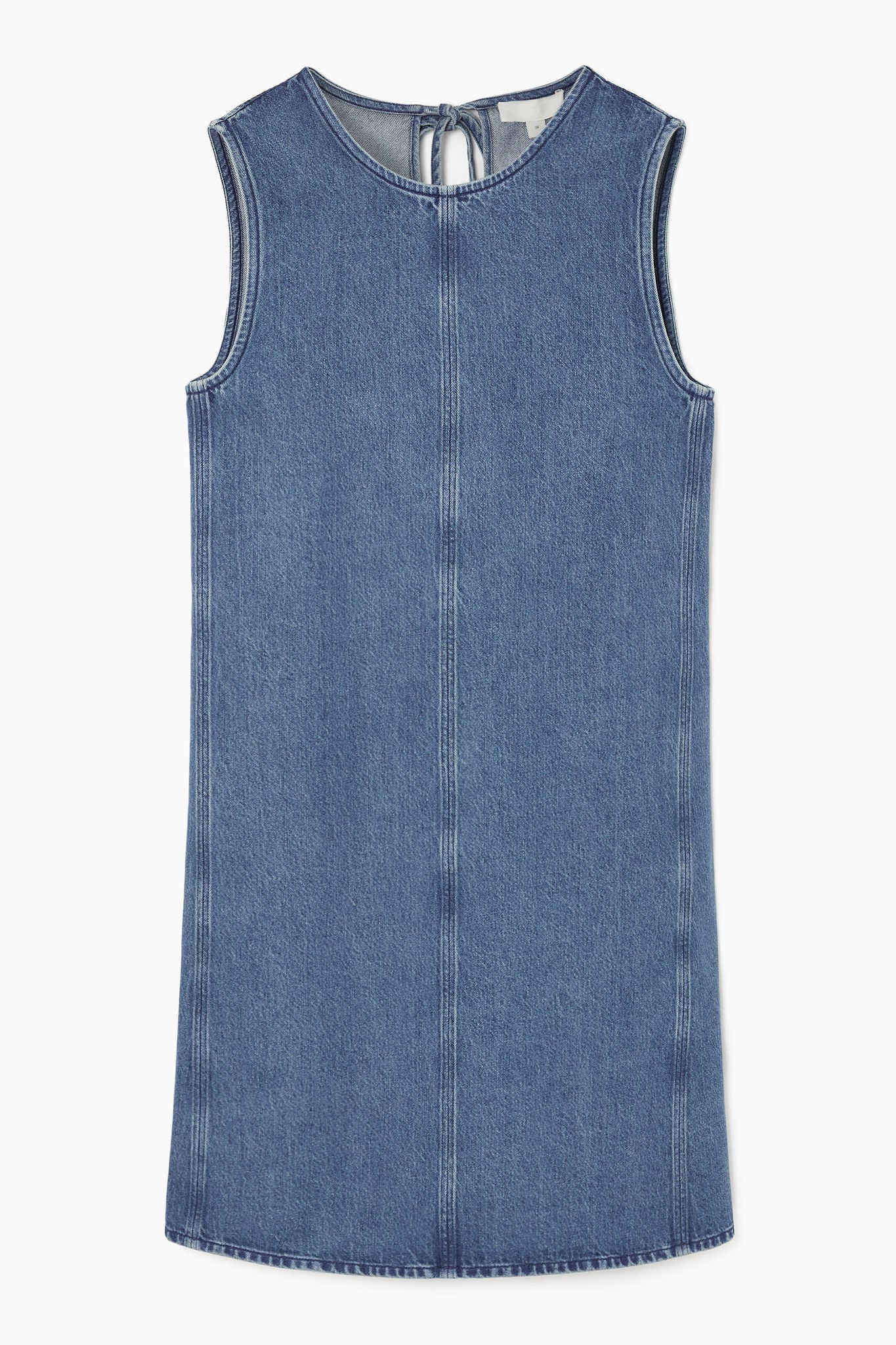 Shop PANELED DENIM SHIFT DRESS online COS KSA