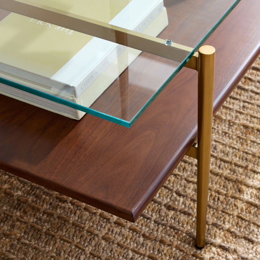 Mid-Century Art Display Coffee Table