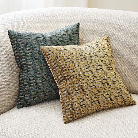 Abstract Linear Chenille Pillow Cover