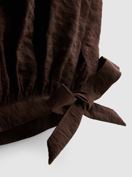 Paula Echevarría Bow Detail Harem Trousers