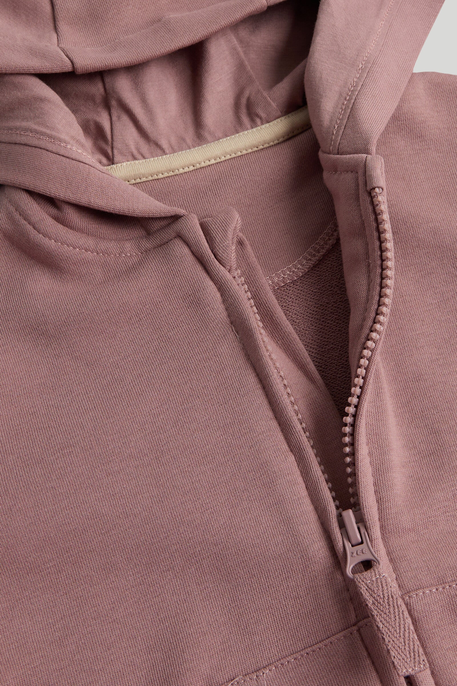 Pink Zip-Up Hoodie and T-Shirt Set