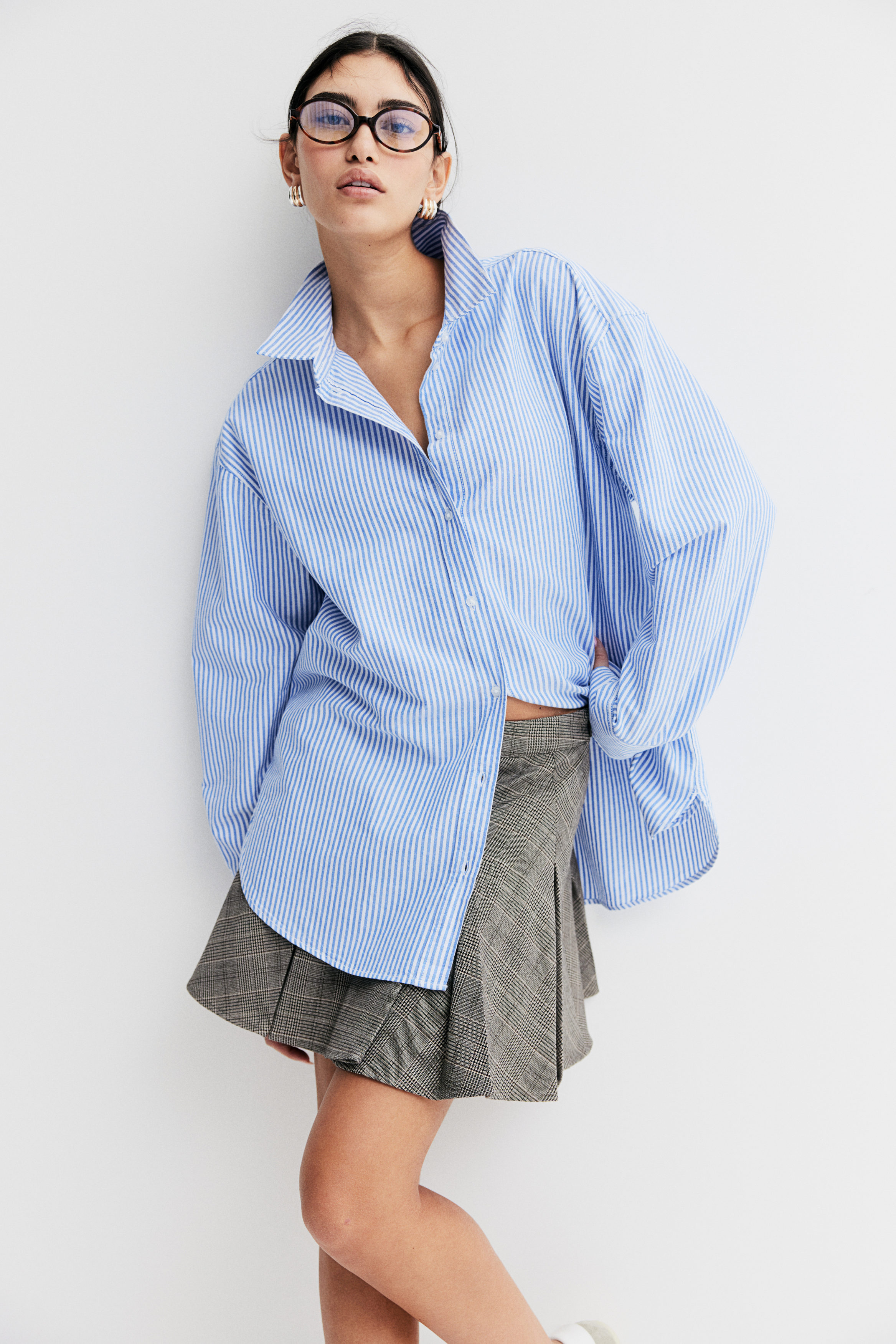 【HI FI FNK】Pars Oxford Oversized Shirt HI FI FNK】Pars Oxford Oversized Shirt (HI FI FNK/シャツ