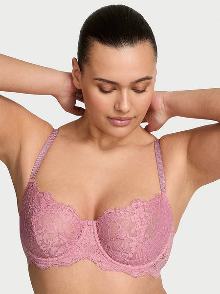Dream Angels Wicked Twinkle Strap Unlined Lace Balconette Bra