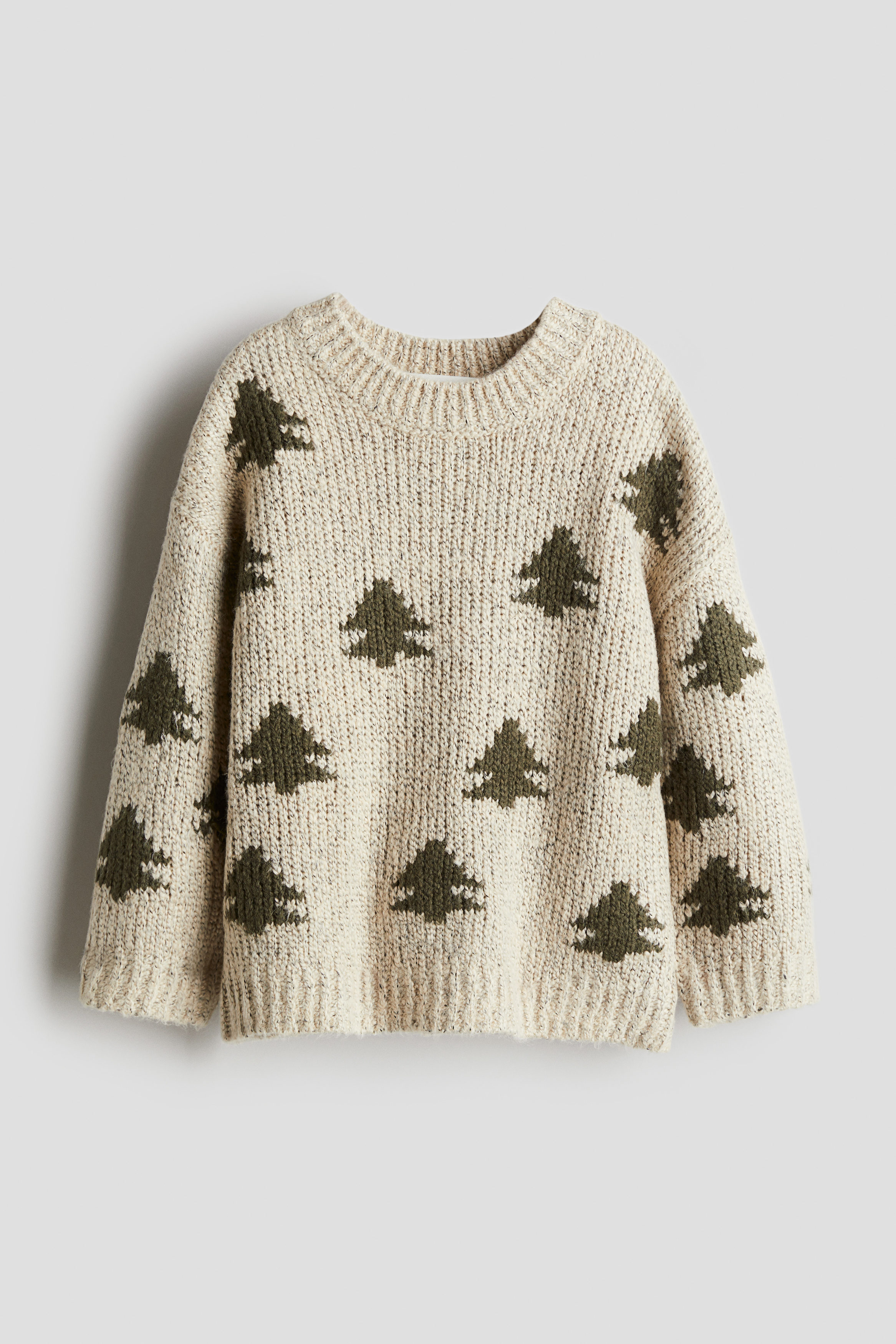 Jacquard-knit jumper