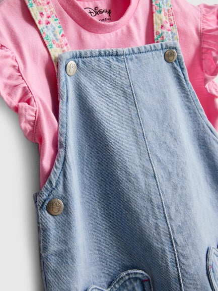 Disney's Minnie Mouse And Friends Dungaree Set
