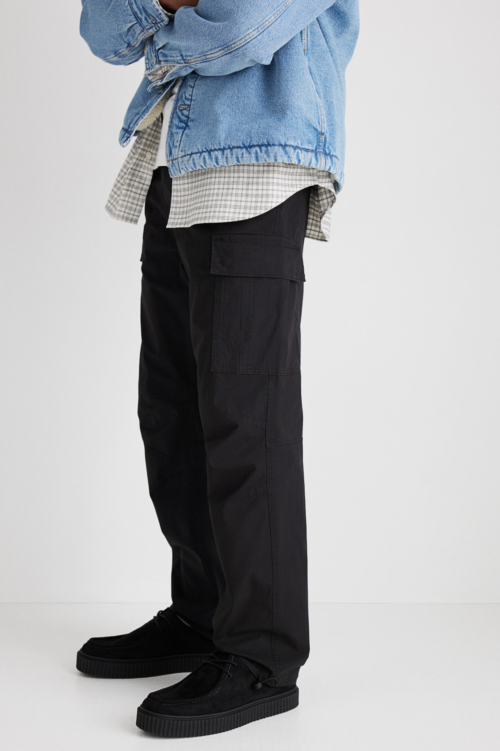 Regular Fit Ripstop cargo trousers