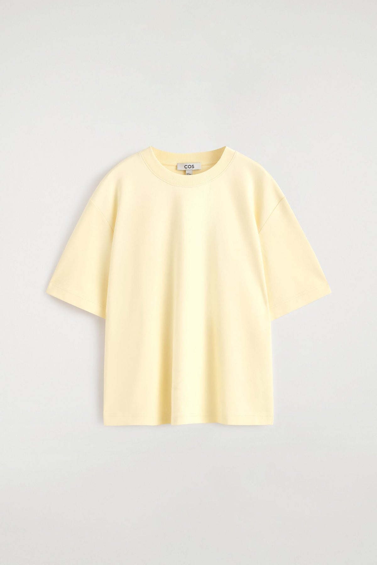 OVERSIZED T-SHIRT — Yellow dusty light