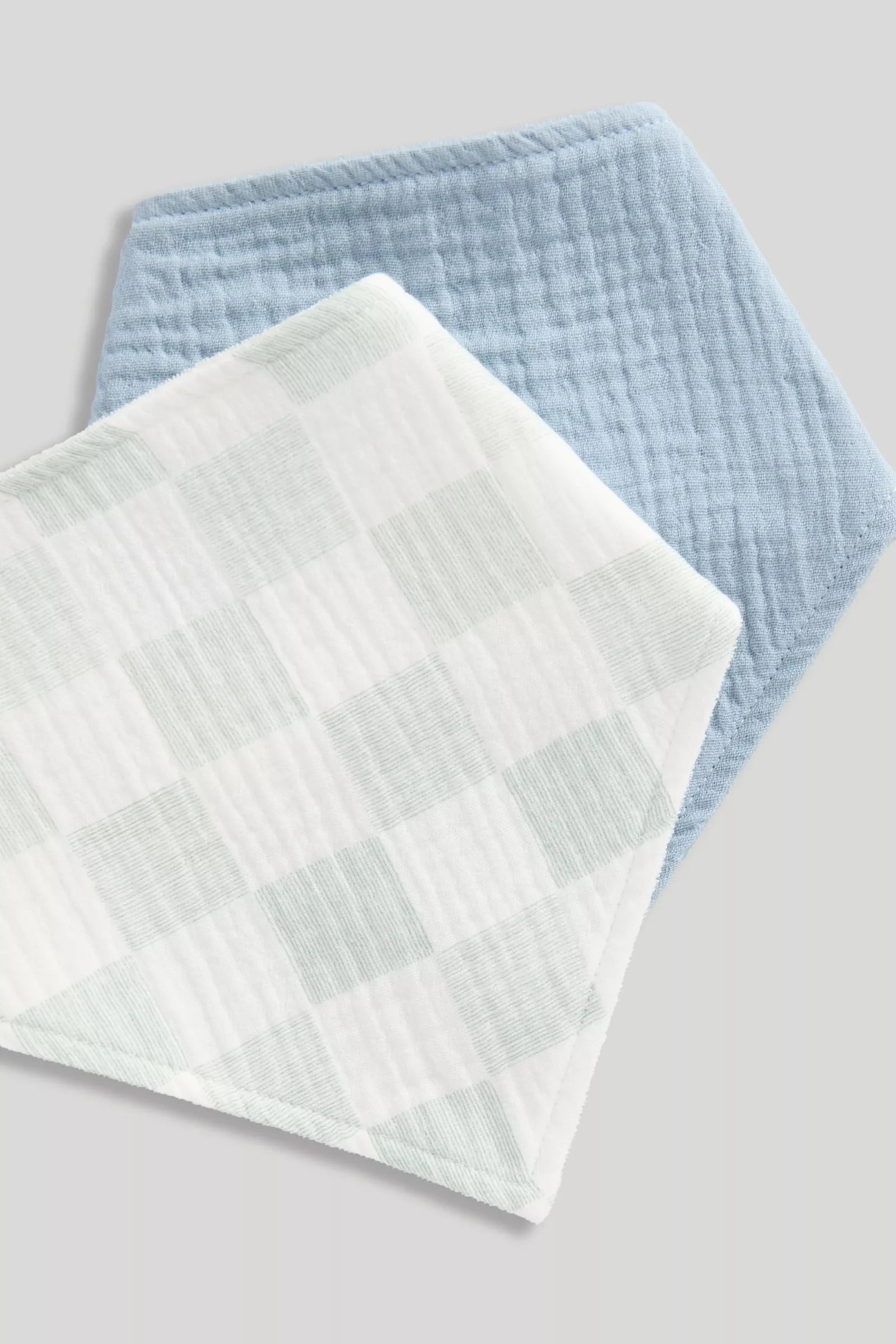 3 Pack Mothercare Muslin Dribble Bibs