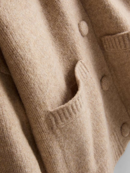 Knitted Bomber Cardigan