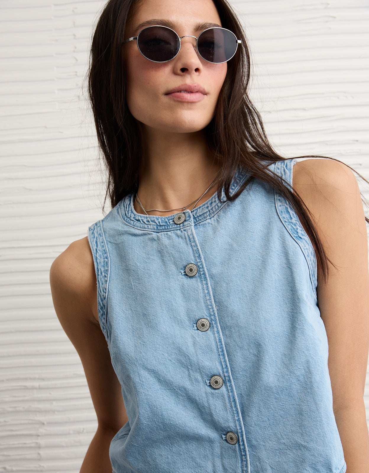 AE Denim Vest