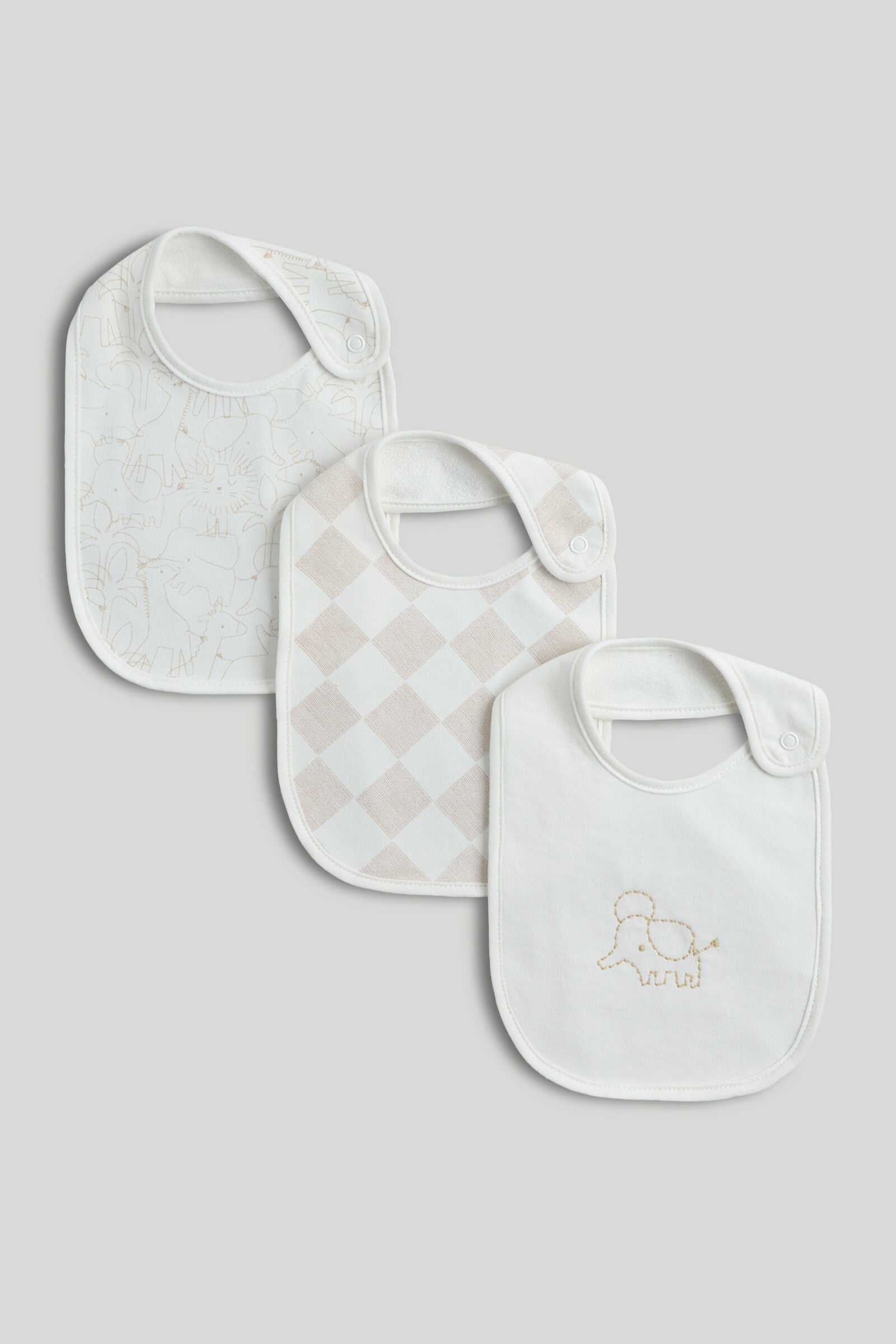 3 Pack Mothercare Newborn Bibs