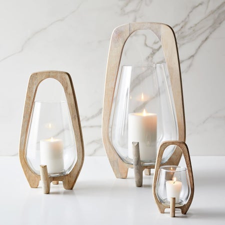 Mid-Century Lanterns - Whitewashed