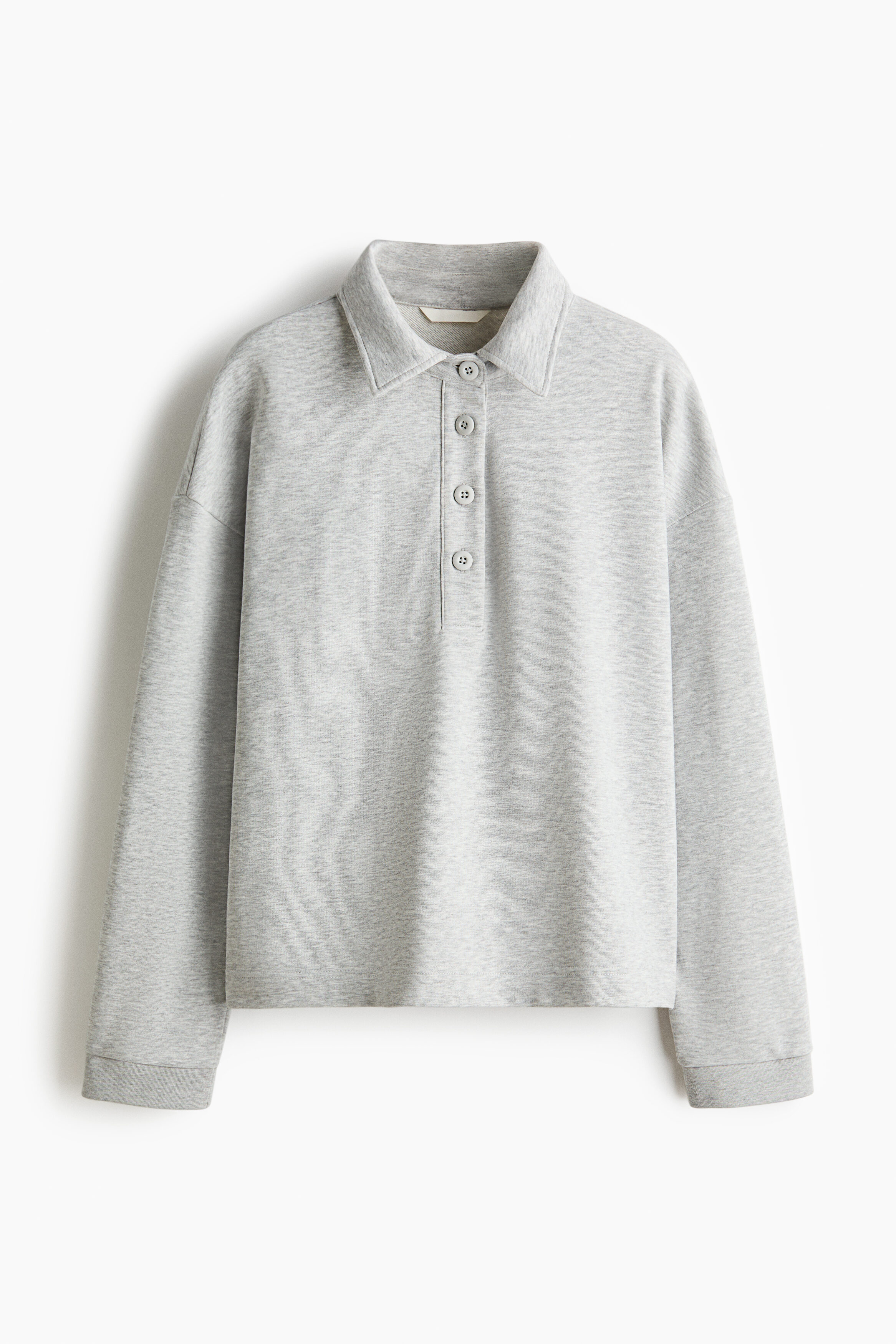Collared sweatshirt