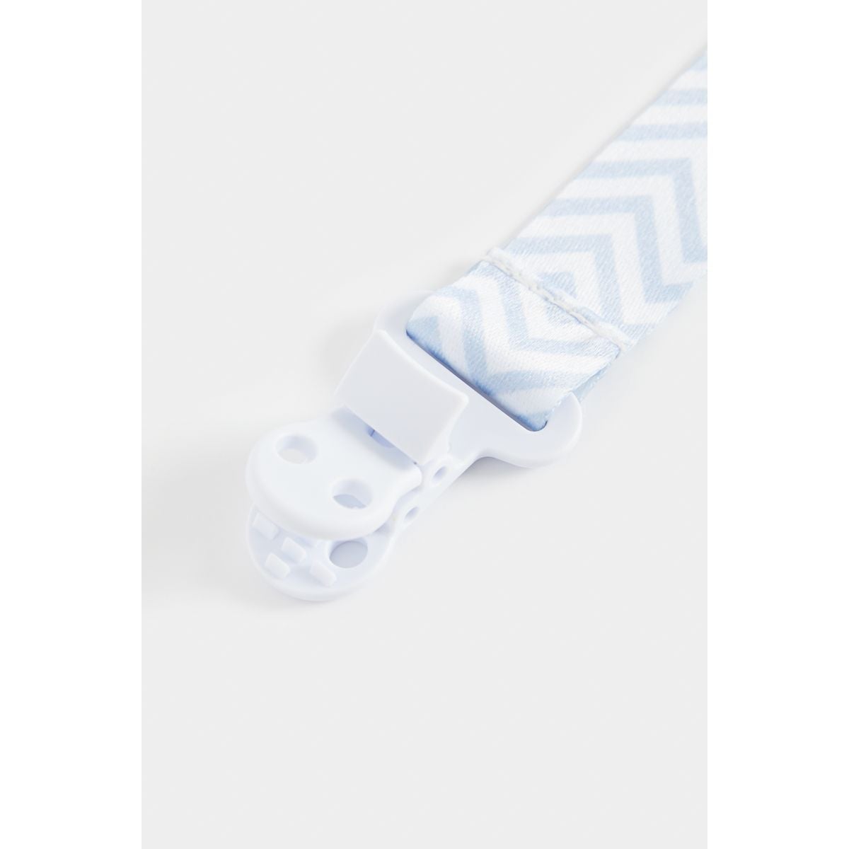Mothercare Blue Chevron Soother Clip