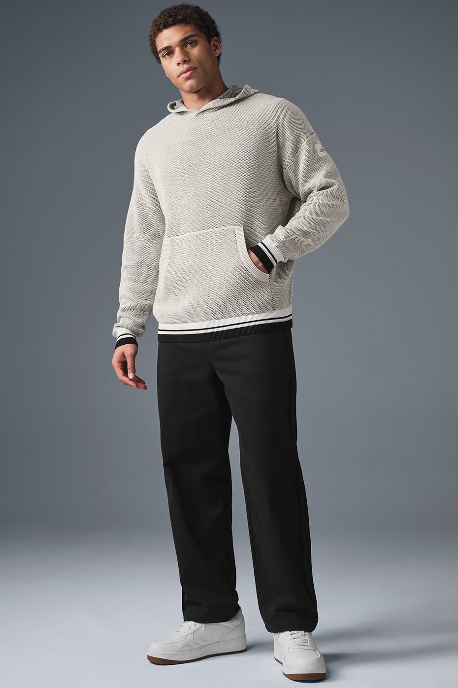 スウェット・トレーナー [Alo Yoga] Sports Club Sweater Knit Hoodie Sports Club Sweater Knit Hoodie | Alo Yoga Qatar