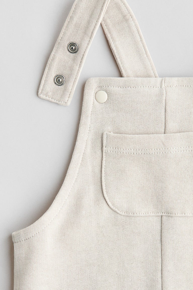 Sweatshirt dungaree shorts Image 2 of 2