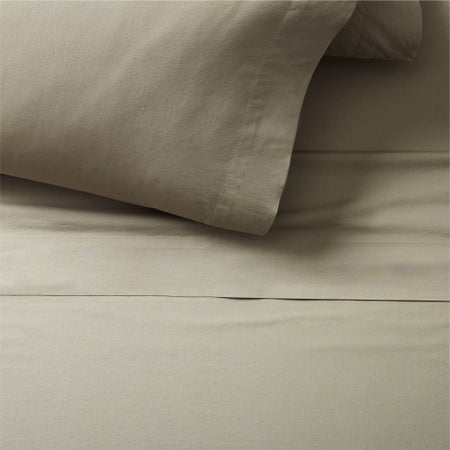 Organic Washed Cotton Percale Sheet