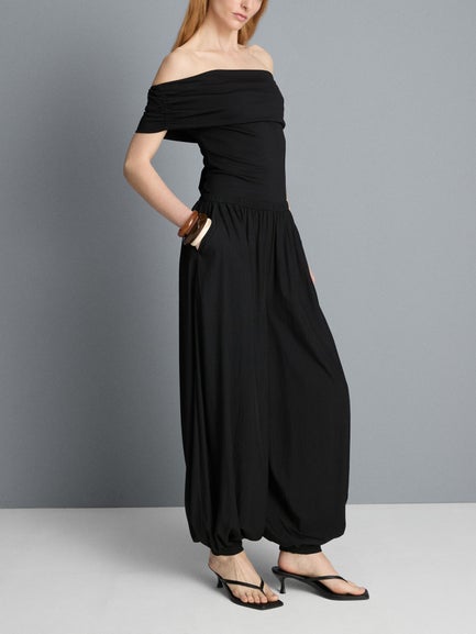 High Waisted Parachute Trousers