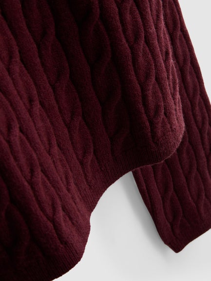 Cable Knit Crew Neck Jumper