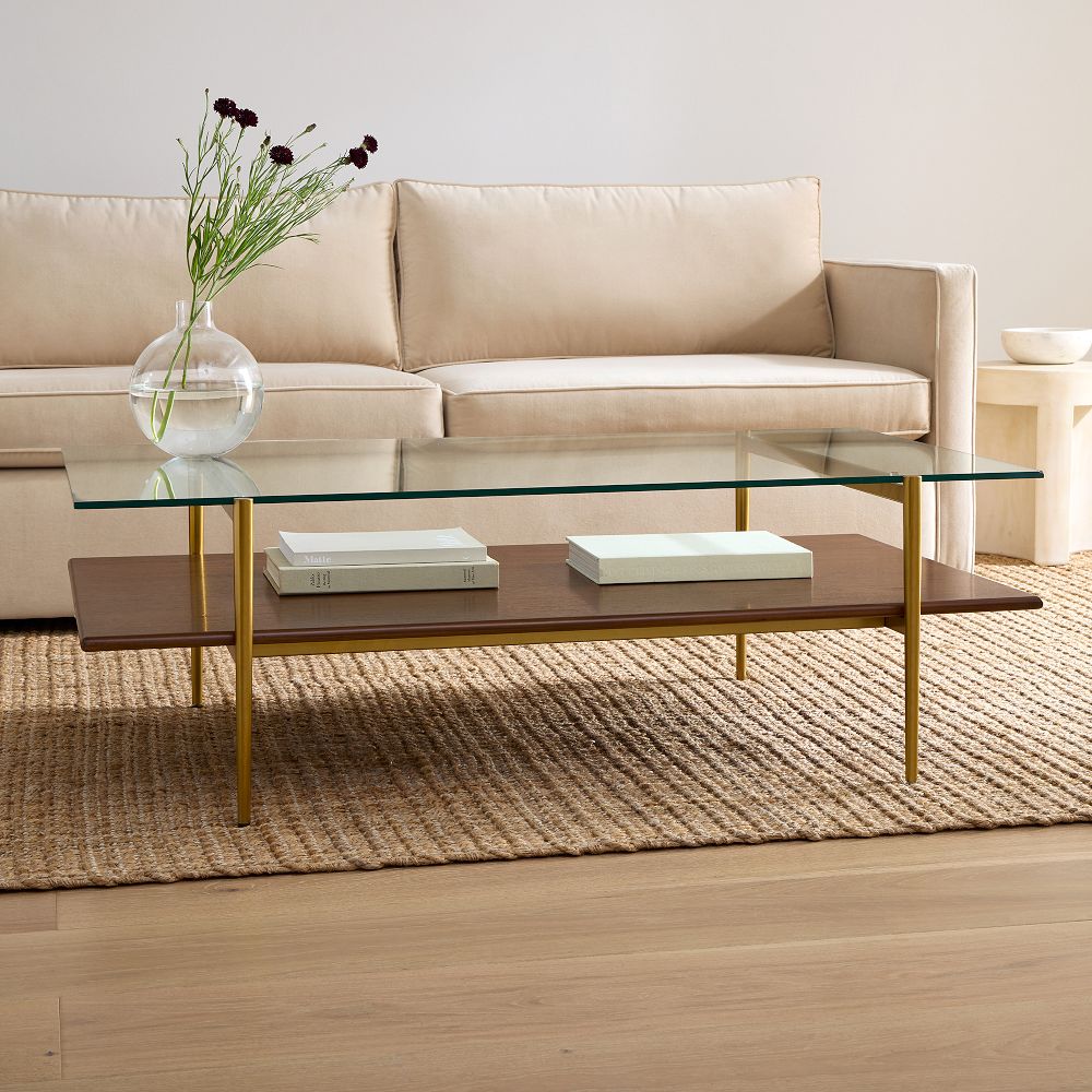 Mid-Century Art Display Coffee Table