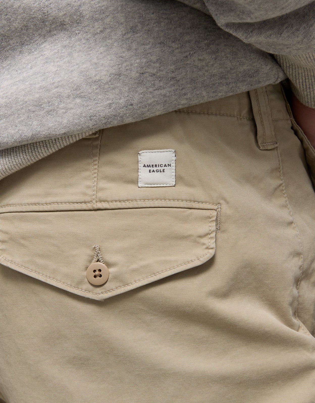 AE Flex Loose Lived-In Khaki Pant