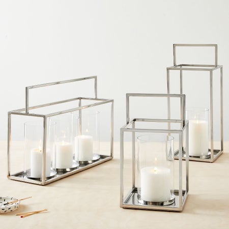 Framed Lanterns - Nickel