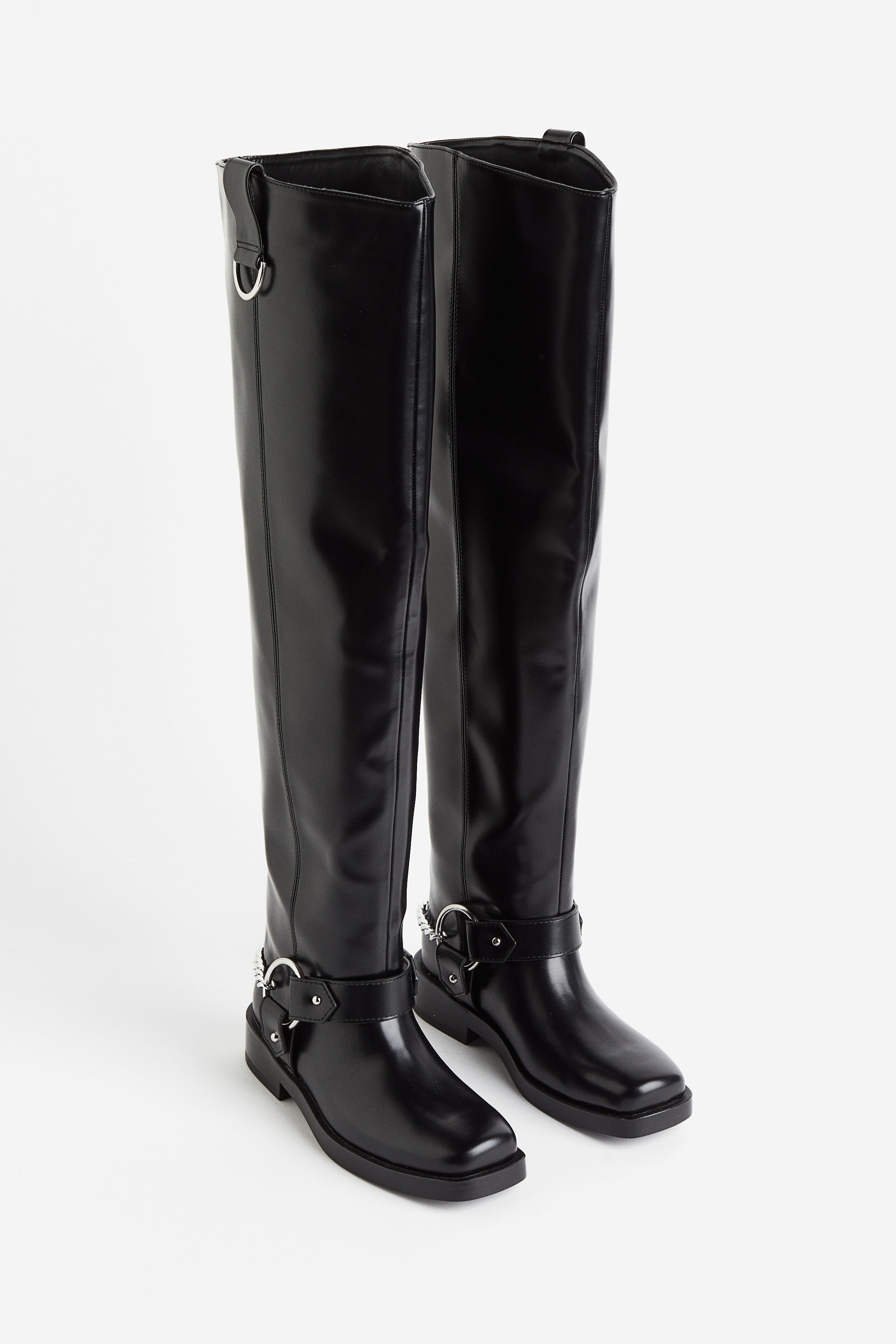 Motorcycle thigh high boots best sale