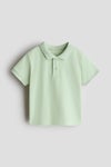 Cotton piqué polo shirt