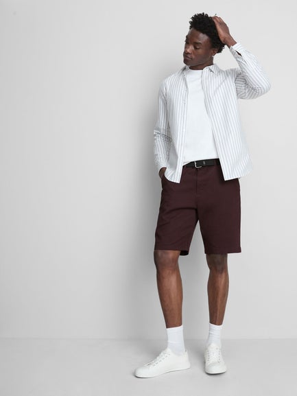 Belted Chino Shorts