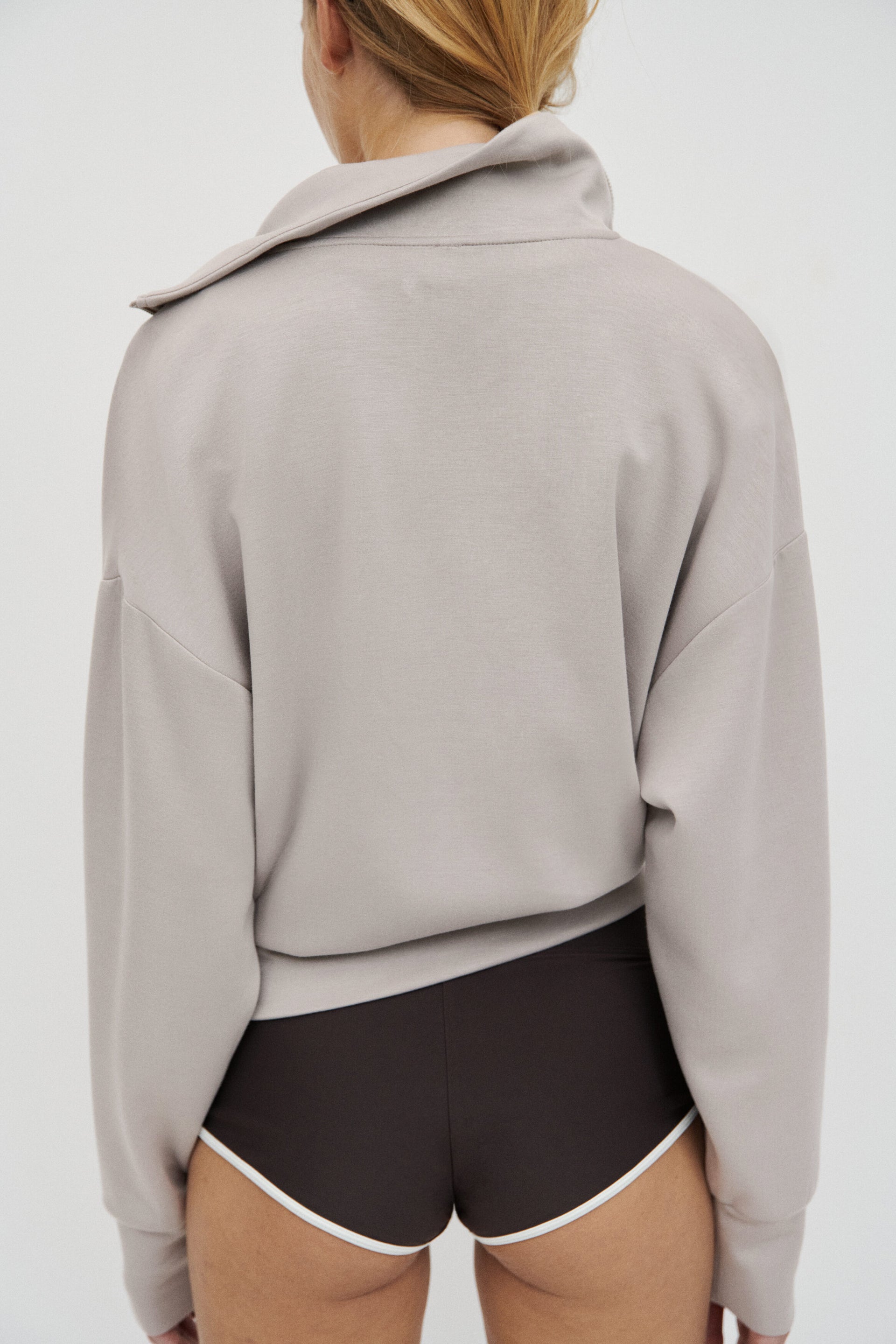 Jersey track jacket