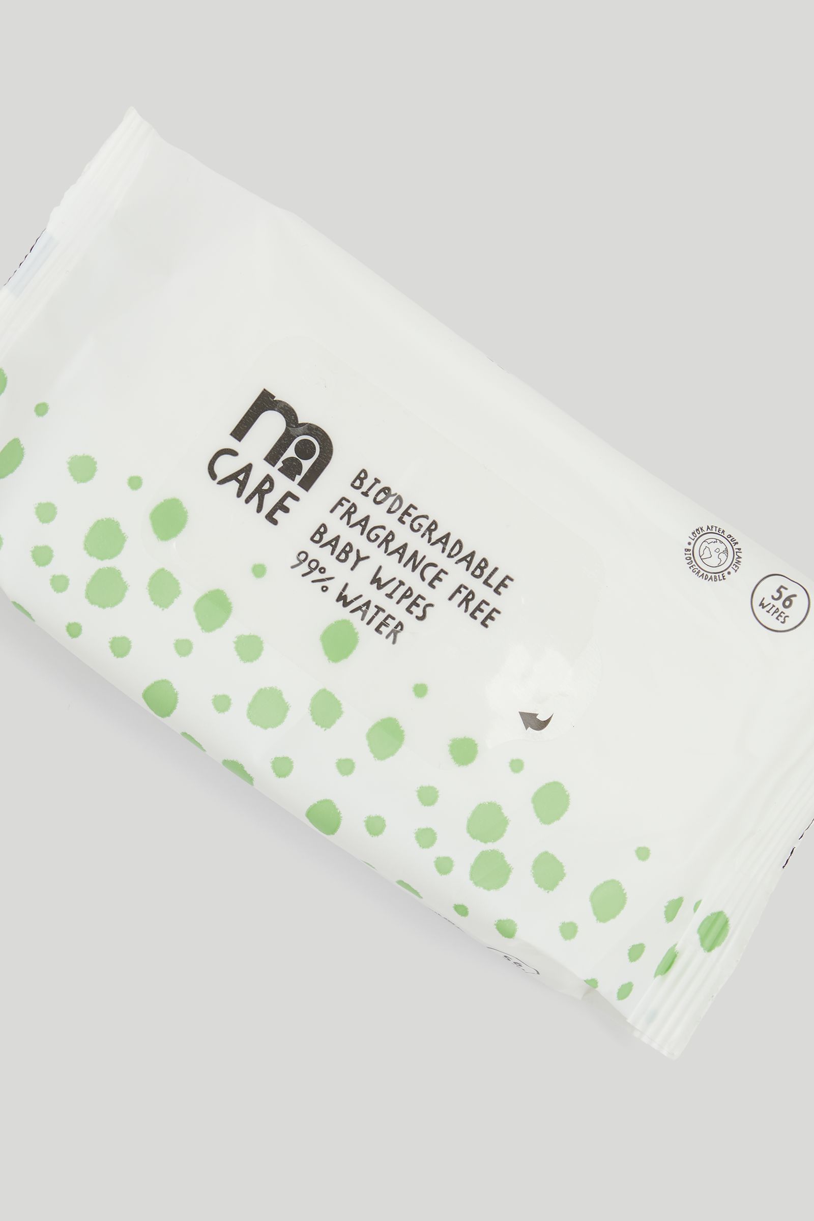 Mothercare Fragrance-Free Water Wipes - 56 Pack