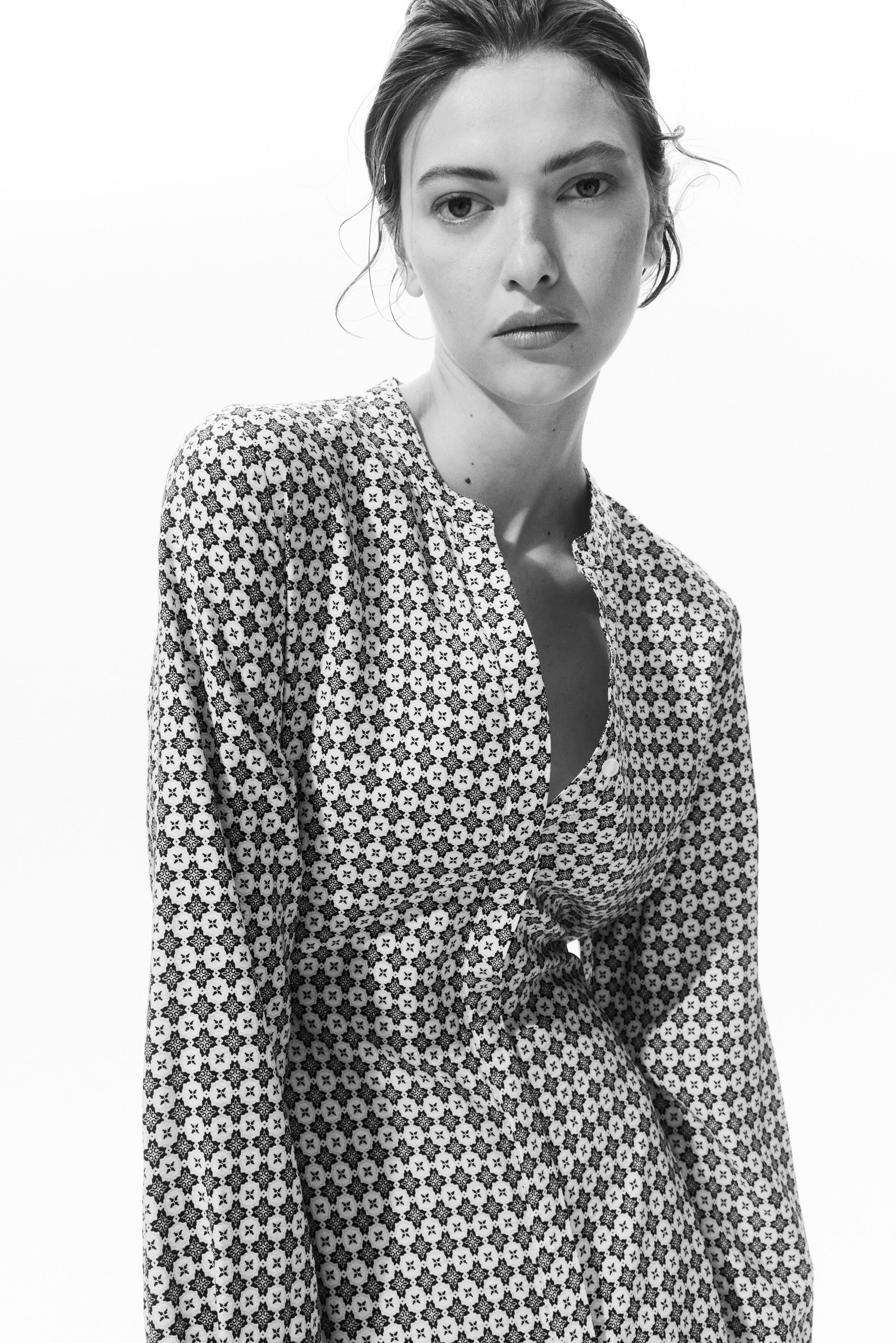 Tie-belt dress