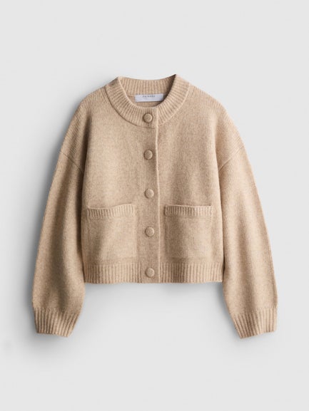Knitted Bomber Cardigan