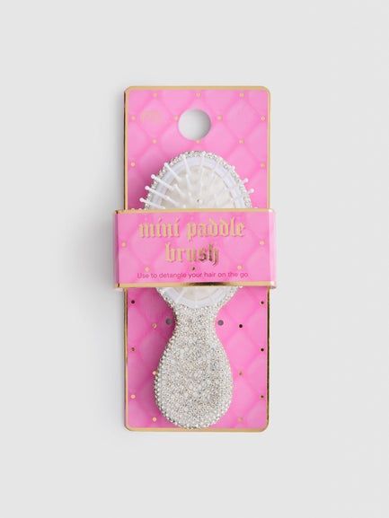 PS... Mini Diamanté Paddle Brush