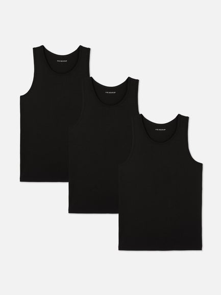 3pk Essential Vest Tops