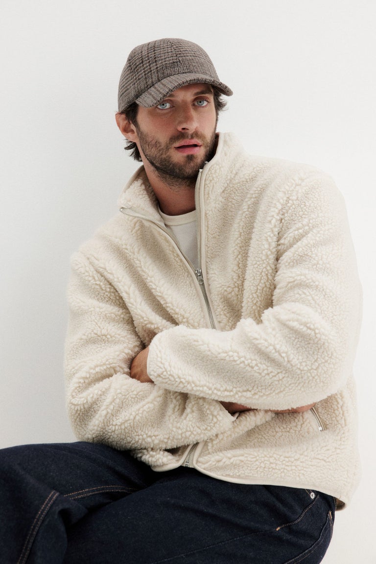 Regular Fit Teddy jacket