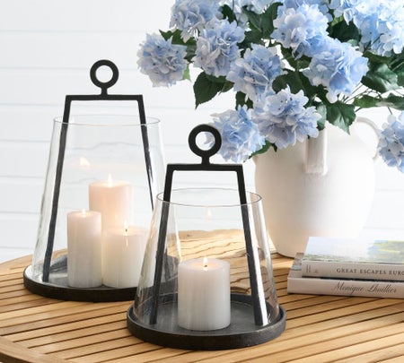 Easton Outdoor Forged-Iron Lantern