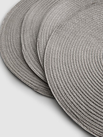 4pk Round Fabric Placemats