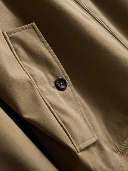 Zip-Up Harrington Jacket