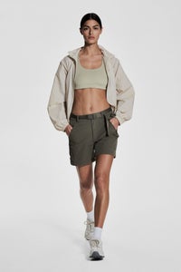Water-repellent zip-off hiking trousers
