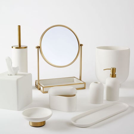 Modern Resin Stone Bath Accessories