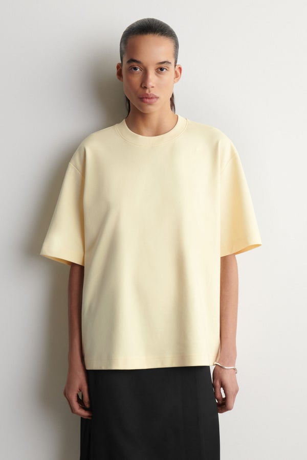 OVERSIZED T-SHIRT — Yellow dusty light