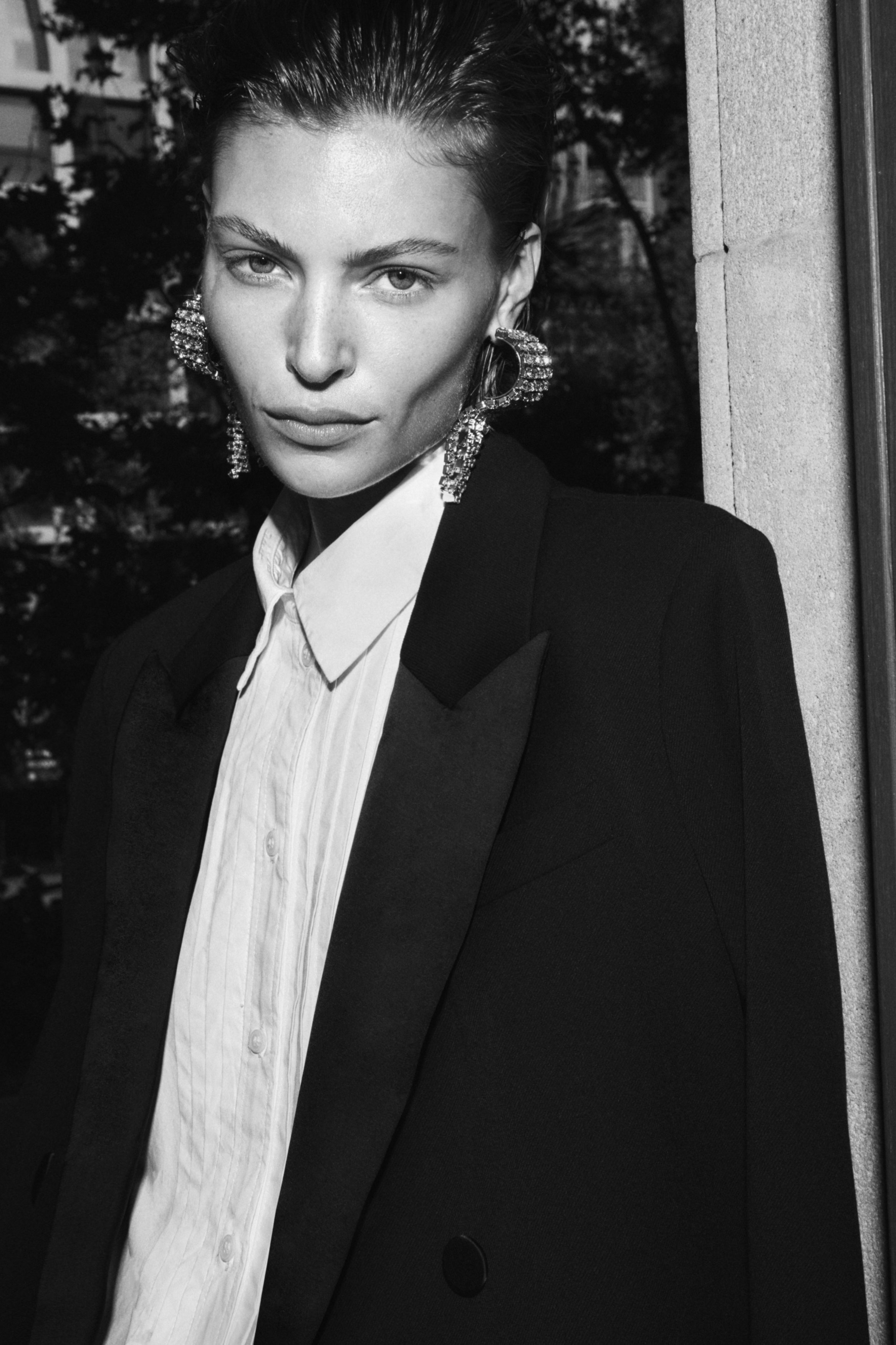 Oversized Tuxedo Shirt | H&M Qatar