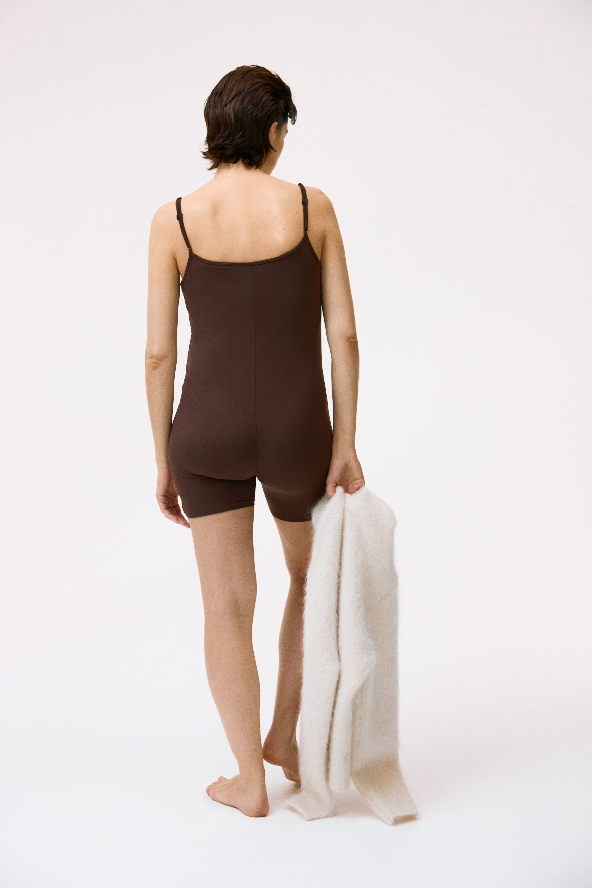 MAMA Integral-bra playsuit