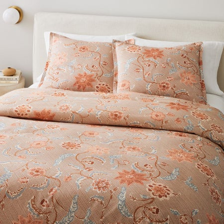 Batik Floral Duvet Cover & Shams
