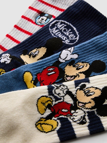 4pk Disney’s Mickey Mouse Ankle Socks
