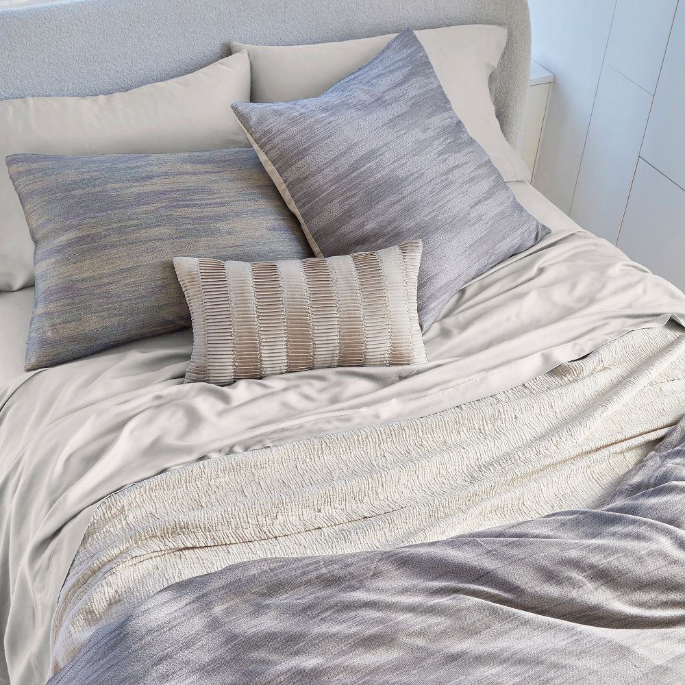 【WOOHWA】SILKY TENCEL SK Silky Tencel™ Striated Duvet Cover & Shams | West Elm Kuwait
